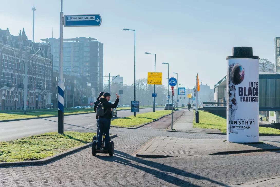 context niet controle, fietspad, weg, segway